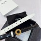 cintura celine Disc Buckle Reversible 25mm