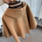 Burberry Reversible Check and Cashmere Hooded Cape 