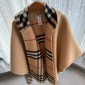 Burberry Reversible Check and Cashmere Hooded Cape 