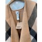 Burberry Classic Check Wool Cape 