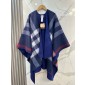 Burberry Classic Check Wool Cape 