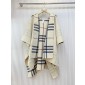 Burberry Reversible Check and Cashmere Hooded Cape 