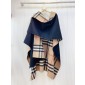 Burberry Reversible Check and Cashmere Hooded Cape 