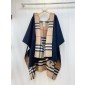 Burberry Reversible Check and Cashmere Hooded Cape 
