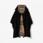 Burberry Reversible Check and Cashmere Hooded Cape 