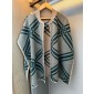 Burberry Check Wool Cape 
