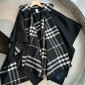 Burberry Reversible Check and Cashmere Hooded Cape 
