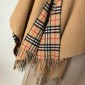 Burberry Reversible Check Wool Cape 