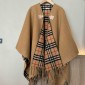 Burberry Reversible Check Wool Cape 
