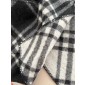 Burberry Check Wool  Hooded Cape 