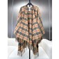 Burberry Classic Check Wool Cape 