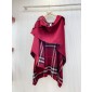 Burberry Reversible Check and Cashmere Hooded Cape 