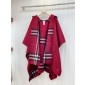 Burberry Reversible Check and Cashmere Hooded Cape 