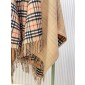 Burberry Reversible Check Wool Cape 