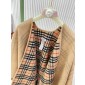 Burberry Reversible Check Wool Cape 