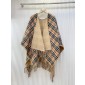 Burberry Reversible Check Wool Cape 