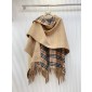 Burberry Reversible Check Wool Cape 