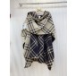 Burberry Reversible Check Wool Hooded Cape 