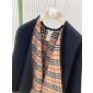 Burberry Reversible Check Wool Cape 