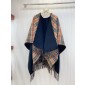 Burberry Reversible Check Wool Cape 