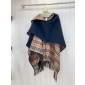 Burberry Reversible Check Wool Cape 