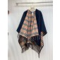 Burberry Reversible Check Wool Cape 