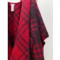 Burberry Reversible Check Wool Hooded Cape 