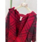Burberry Reversible Check Wool Hooded Cape 
