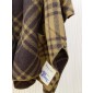 Burberry Reversible Check Wool Hooded Cape 