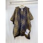 Burberry Reversible Check Wool Hooded Cape 