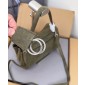 Balenciaga Rodeo Small Handbag in Suede and Calfskin 
