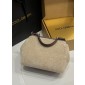 Authentic quality- Dolce Gabbana Large Sicily Handbag in soft faux fur and calfskin