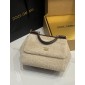 Authentic quality- Dolce Gabbana Large Sicily Handbag in soft faux fur and calfskin