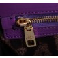 Authentic quality- Dolce Gabbana LargeSicily Handbag in polished calfskin -Purple