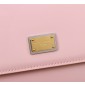 Authentic quality- Dolce Gabbana LargeSicily Handbag in polished calfskin-Pink  