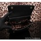 Authentic quality- Dolce Gabbana Medium Sicily Handbag in in Dauphine leather -Black