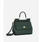 Authentic quality- Dolce Gabbana Medium Sicily Handbag in in Dauphine leather -Green