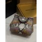 Authentic quality- Dolce Gabbana Medium Sicily Handbag in python skin