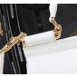 Authentic quality- Dolce Gabbana Medium Sicily Handbag in Polished calfskin -White