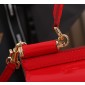 Authentic quality- Dolce Gabbana medium Sicily Handbag in Polished calfskin-Red