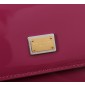 Authentic quality-Dolce Gabbana Medium Sicily Handbag in Polished calfskin-Fuchsia