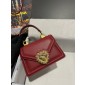 Dolce Gabbana Small Smooth Calfskin Devotion bag-Red