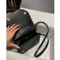Dolce Gabbana Calfskin DG logo crossbody bag-Black