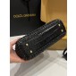 Authentic quality- Dolce Gabbana Elongated Sicily handbag in Raffia