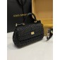 Authentic quality- Dolce Gabbana Elongated Sicily handbag in Raffia