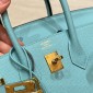 Hermes Birkin 25/ 30  in Epsom Leather- blue atoll