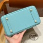 Hermes Birkin 25/ 30  in Epsom Leather- blue atoll