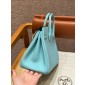 Hermes Birkin 25/ 30  in Epsom Leather- blue atoll
