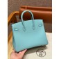Hermes Birkin 25/ 30  in Epsom Leather- blue atoll