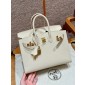Hermes Birkin 25 /30 in Epsom Leather -Craie